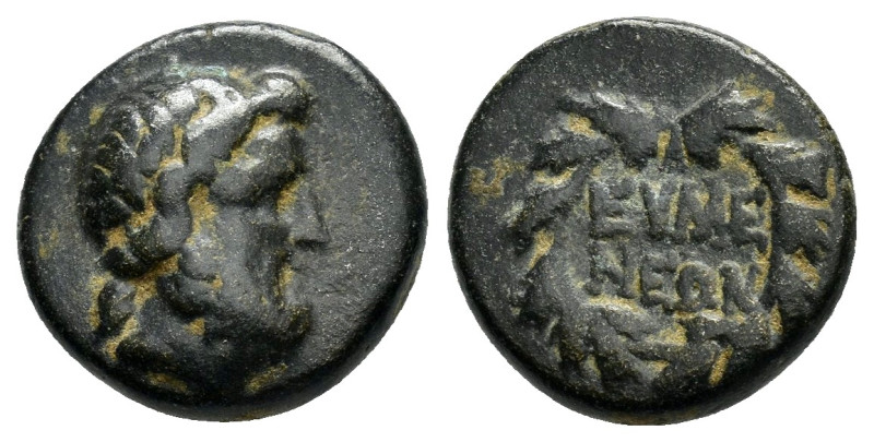 PHRYGIA. Eumeneia.(Circa 200-133 BC). Ae. 

Obv : Laureate head of Zeus right.

...