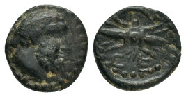 PISIDIA. Selge.(2nd-1st centuries BC). Ae. 

Weight : 1.5 gr
Diameter : 11 mm