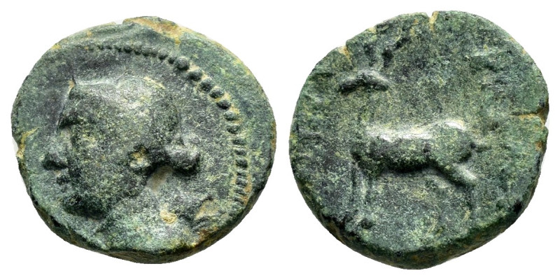 KINGS of CAPPADOCIA. Ariarathes X Eusebes Philadelphos (42-36 BC). Ae. 

Obv : D...