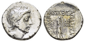 KINGS of CAPPADOCIA.Ariobarzanes III.(52-42 BC).Drachm.

Weight : 3.8 gr
Diameter : 15 mm