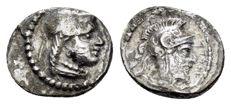 CILICIA.Tarsus.Datames.Satrap of Cilicia and Cappadocia.(384-361 BC).Obol .

Obv...