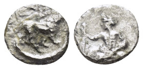 CILICIA. Tarsos. Mazaios (Satrap of Cilicia, 361/0-334 BC). Obol.

Weight : 0.7 gr
Diameter : 10 mm