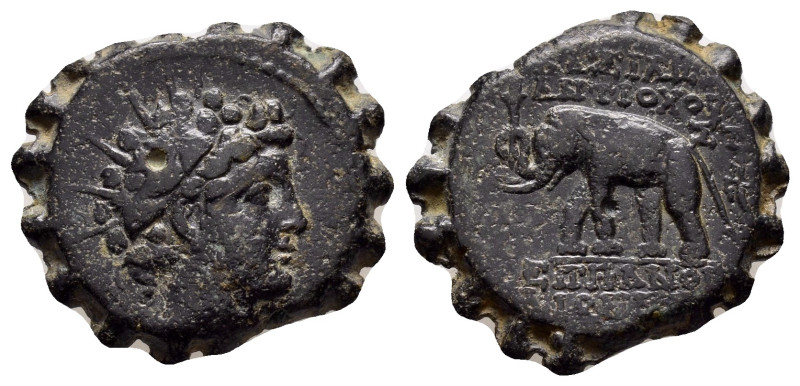 SELEUKID KINGDOM. Antiochos VI Dionysos (144-142 BC).Antioch on the Orontes.Ae.
...