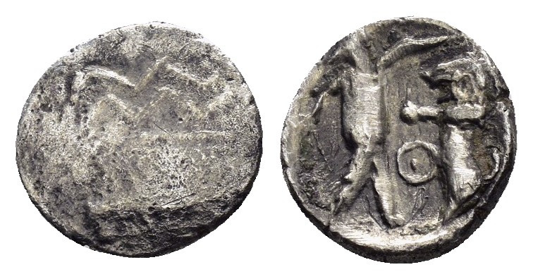 PHOENICIA. Sidon. Baalshillem.(Circa 401-365 BC). 1/16 Shekel.

Weight : 0.59 gr...