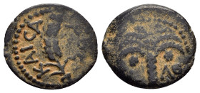 JUDAEA.Procurators. Marcus Ambibulus.(9-12 CE). Ae.

Weight : 2.06 gr
Diameter : 17 mm