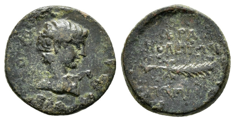 PHRYGIA. Hierapolis. Gaius (Caesar, 1 BC-4 AD). Ae.

Weight : 3.1 gr
Diameter : ...