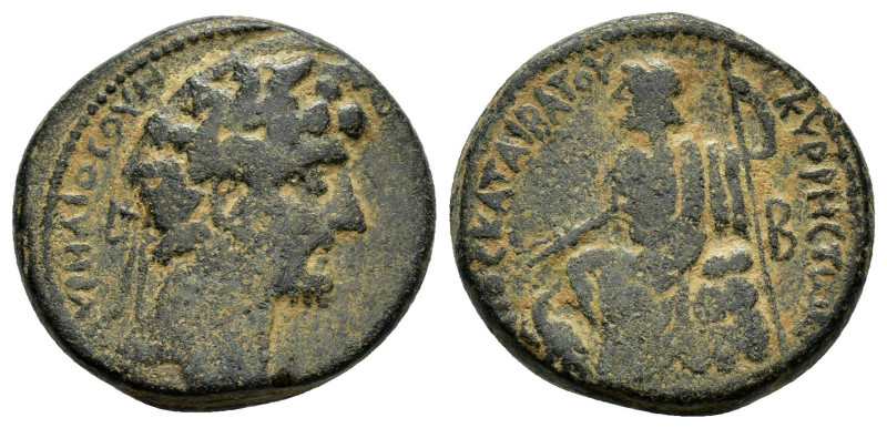 SYRIA.Cyrrhestica. Cyrrhus. Antoninus Pius.( 138-16). Ae.

Weight : 9.1 gr
Diame...