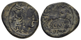 ANONYMOUS.(135-125 BC). Rome.Ae.

Weight : 3.0 gr
Diameter : 18 mm