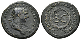 TRAJAN (98-117). Ae As. Rome. 

Weight : 7.4 gr
Diameter : 24 mm