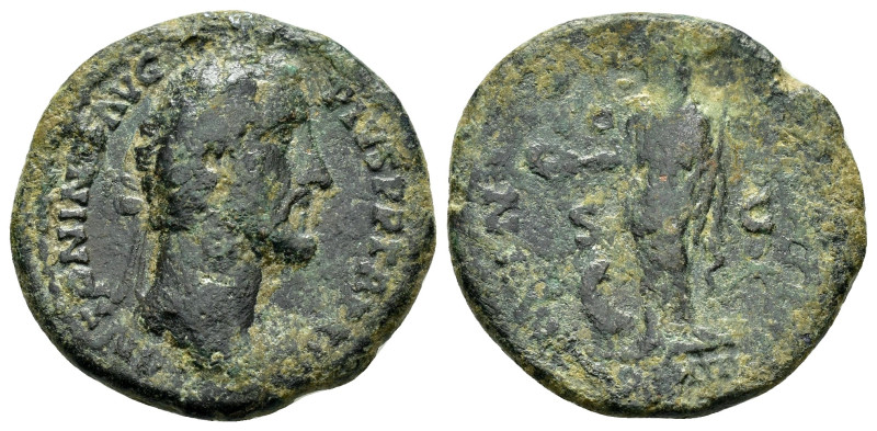 ANTONINUS PIUS (138-161). As. Rome. 

Weight : 9.2 gr
Diameter : 27 mm