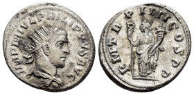 PHILIP I THE ARAB.(244–249).Rome.Antoninianus.

Weight : 5.5 gr
Diameter : 22 mm