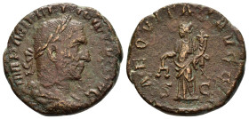 PHILIP I THE ARAB (244–249). Sestertius. Rome.

Weight : 14.7 gr
Diameter :28 mm