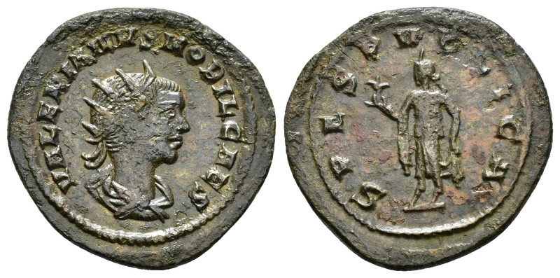 VALERIAN II.(Caesar, 256-258). Antioch.Antoninianus. 

Obv : VALERIANVS NOBIL CA...