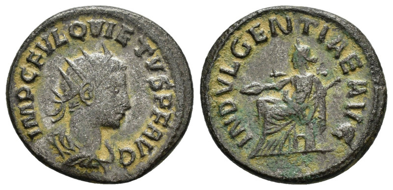 QUIETUS (Usurper, 260-261). Antoninianus. Samosata.

Obv : IMP C FVL QVIETVS P F...