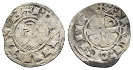 CRUSADERS.Antioch.Bohemund III.(1163-1201).BI Denier.

Obv : +BOAMVNDVS.
Profile bust with crescent left and star right.

Rev : +ANTIOCHIA.
Small cros...