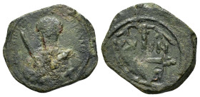 CRUSADERS.Antioch.Tancred.(1101-1112).Follis

Weight : 2.9 gr
Diameter : 21 mm
