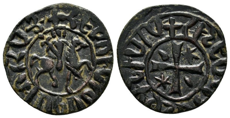 ARMENIA. Smpad (1296-1298). Ae Pogh. Sis.

Weight : 5.08 gr
Diameter : 25 mm
