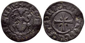 CILICIAN ARMENIA.Hetoum I.(1226-1270).Sis.Tank.

Obv: King seated facing on lion's throne, with globus cruciger and sceptre. Armenian legend around.

...