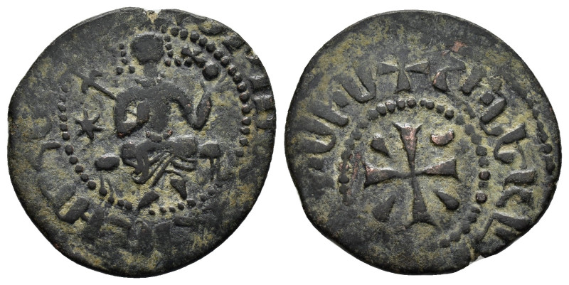 CILICIAN ARMENIA.Hetoum I.(1226-1270).Kardez.

Obv : King enthroned facing, hold...