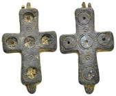 BYZANTINE EMPIRE.Cross.(8th-10th century).Ae.

Weight : 34.2 gr
Diameter : 61 mm
