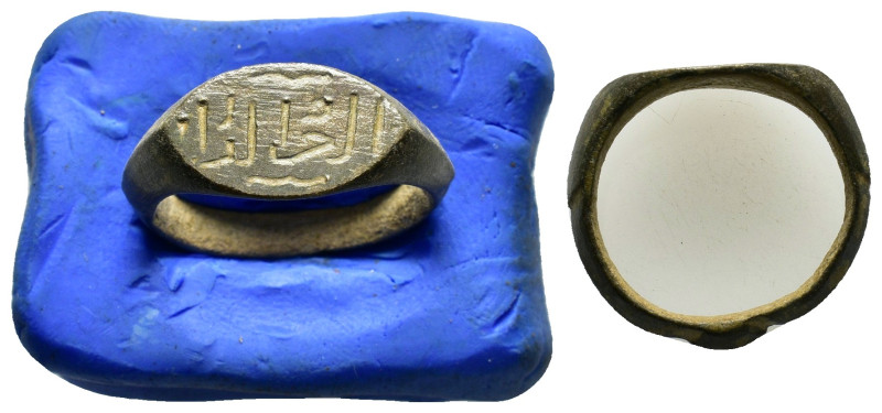 ANCIENT ISLAMIC BRONZE RING.(13rd–14th centuries).Ae.

Weight : 4.2 gr
Diameter ...