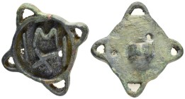 BYZANTINE EMPIRE.BREAD STAMP.(8th-10th century).Ae.

Weight : 22.1 gr
Diameter : 31 mm