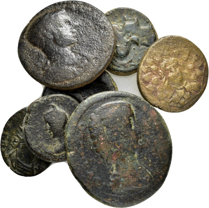 ANCIENT BRONZE COINS.SOLD AS SEEN.NO RETURN.