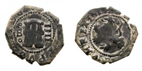 MONARQUÍA ESPAÑOLA. FELIPE III. 4 Maravedís. AE. Burgos. 161(9) (CAL.633) BC+