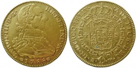 MONARQUÍA ESPAÑOLA. CARLOS III. 4 Escudos. AV. Madrid M. 1788. 13,33 g. CAL.315. Rayita junto al vellocino, si no MBC