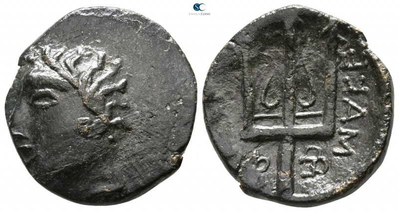 Eastern Europe. Imitation of Macedonian coinage circa 200-100 BC. 
Bronze AE
...