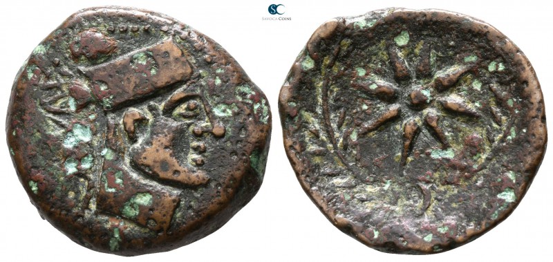 Iberia. Malaka circa 200-100 BC. 
Unit Æ

 21mm., 7,00g.



very fine