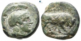 Lucania. Thourioi 435-405 BC. Bronze Æ