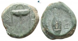 Bruttium. Kroton 400-300 BC. Bronze Æ