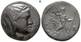 Bruttium. Petelia circa 280-216 BC. Bronze Æ