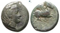 Sicily. Kephaloidion circa 400-200 BC. Bronze Æ