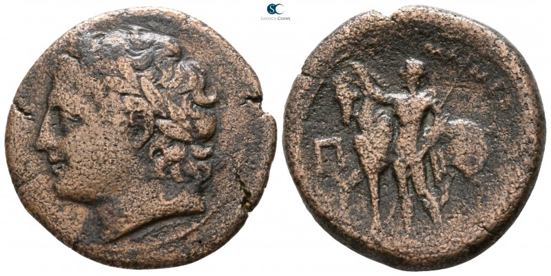 Sicily. Messana. The Mamertinoi circa 220-200 BC. 
Pentonkion Æ

 26mm., 10,8...