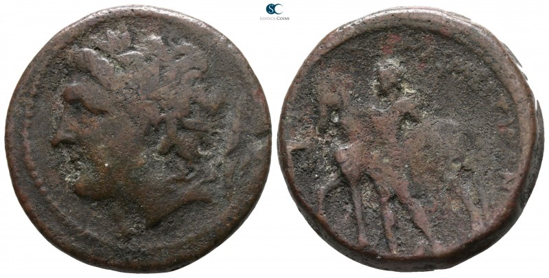 Sicily. Messana. The Mamertinoi 211-208 BC. 
Bronze Æ

 25mm., 12,75g.


...