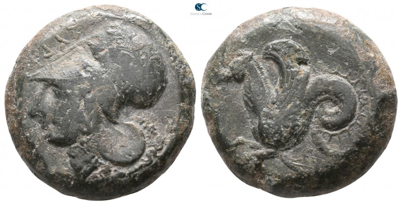 Sicily. Syracuse. Dionysios I 405-367 BC. 
Litra Æ

 20mm., 8,68g.



ver...