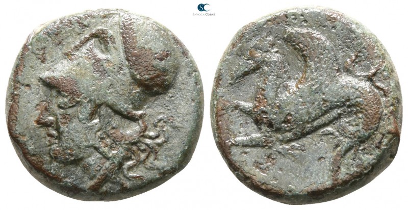 Sicily. Syracuse. Dionysios I. 405-367 BC. 
Litra Æ

 15mm., 5,86g.



ne...