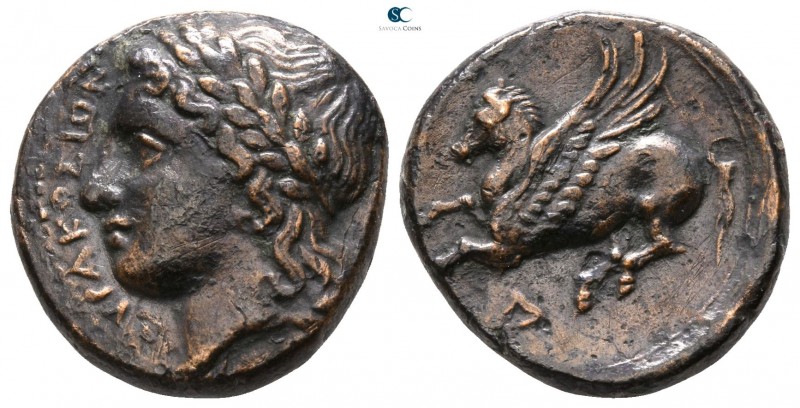 Sicily. Syracuse. Timoleon and the Third Democracy 344-317 BC. 
Bronze Æ

 17...