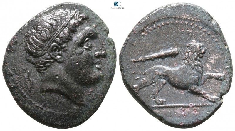 Sicily. syracuse. Agathokles 317-289 BC. 
Bronze Æ

 24mm., 8,59g.



goo...