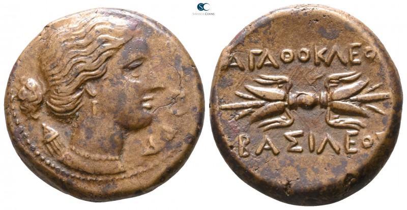 Sicily. Syracuse. Agathokles 317-289 BC. 
Bronze Æ

 21mm., 9,32g.



goo...