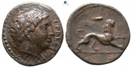 Sicily. Syracuse 295-289 BC. Time of Agathokles. Hemilitron Æ