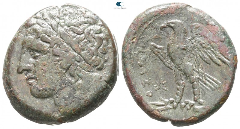 Sicily. Syracuse. Hiketas 287-278 BC. 
Bronze Æ

 22mm., 10,35g.



very ...