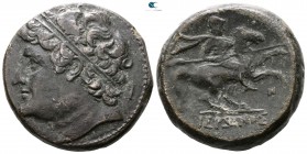 Sicily. syracuse. Hieron II 275-215 BC. Bronze Æ
