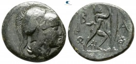 Kings of Macedon. Uncertain mint in Macedon. Antigonos II Gonatas 277-239 BC. Unit Æ