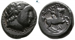 Kings of Macedon. Uncertain mint in Macedon. Philip II 359-336 BC. Bronze Æ
