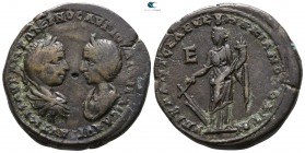 Moesia Inferior. Marcianopolis. Elagabalus and Julia Maesa AD 218-222. Bronze Æ