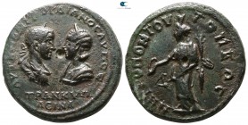 Moesia Inferior. Tomis. Gordian III, with Tranquillina AD 238-244. Tetrassarion AE