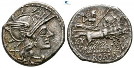Aurelius Rufus 144 BC. Rome. Denarius AR